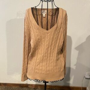 St. John’s Bay cable knit